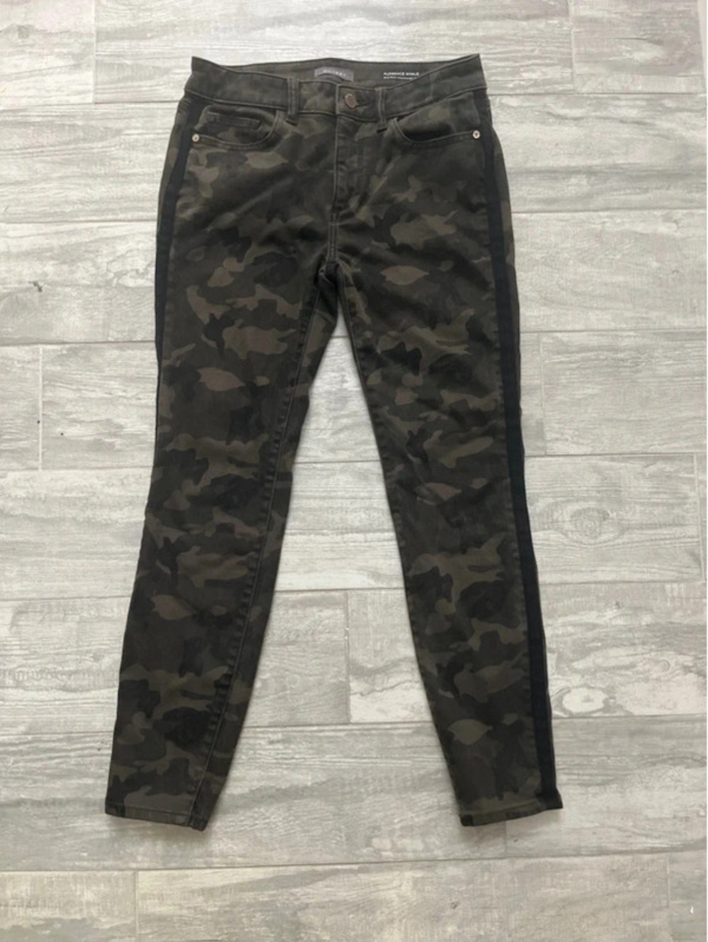 DL1961 Camo Skinny Mid Rise Jeans